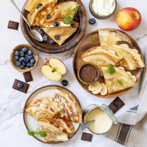Sebzeli ve tavuklu krep - Dietpoint İstanbul yemek servisi